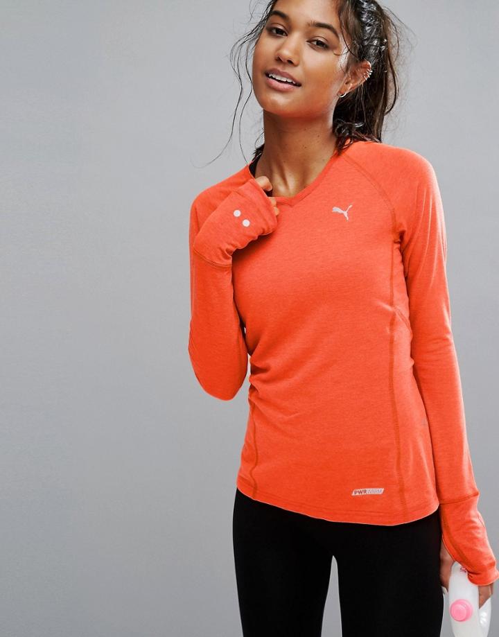 Puma Running Pwrwarm Top - Orange
