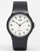 Casio Mq-24-7bll Analogue Resin Strap Watch - Black