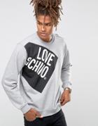 Love Moschino Side Logo Sweater - Gray