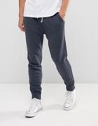 Abercrombie & Fitch Cuffed Joggers Core Slim Fit In Navy - Navy