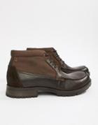 Jack & Jones Leather Boot - Brown