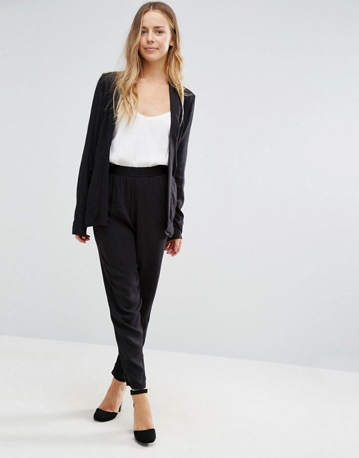 Vila Tapered Pant - Black