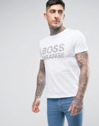 Boss Orange By Hugo Boss Turbulence 1 Logo T-shirt White - White