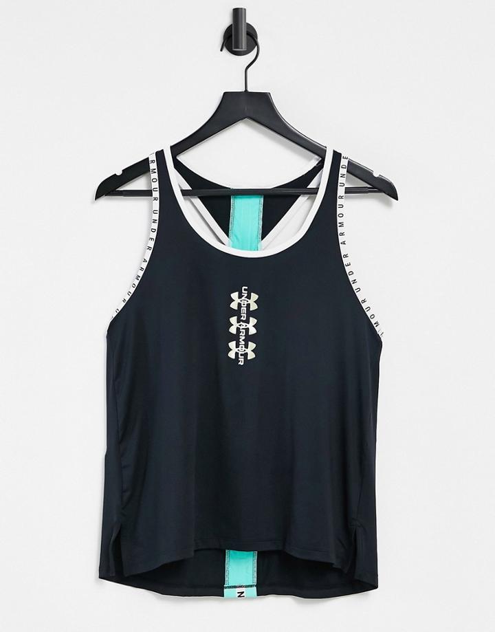 Under Armour Knockout Tank In Black