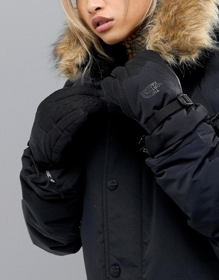 The North Face Montana Gore-tex Ski Gloves In Black