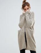 John & Jenn Talene Duster Cardigan - Brown