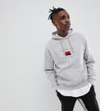 Parlez Hoodie With Sport Logo In Gray Exclusive To Asos - Gray