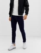 Soul Star Skinny Jeans In Indigo-blue