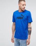 Puma T-shirt With Large Logo - Blue