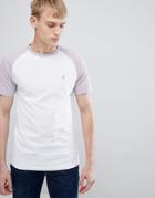 Farah Zemlak Slim Fit Reglan Sleeve T-shirt In Lilac - Purple