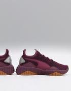 Puma Training Defy Opulence Sneakers In Burgundy - Red