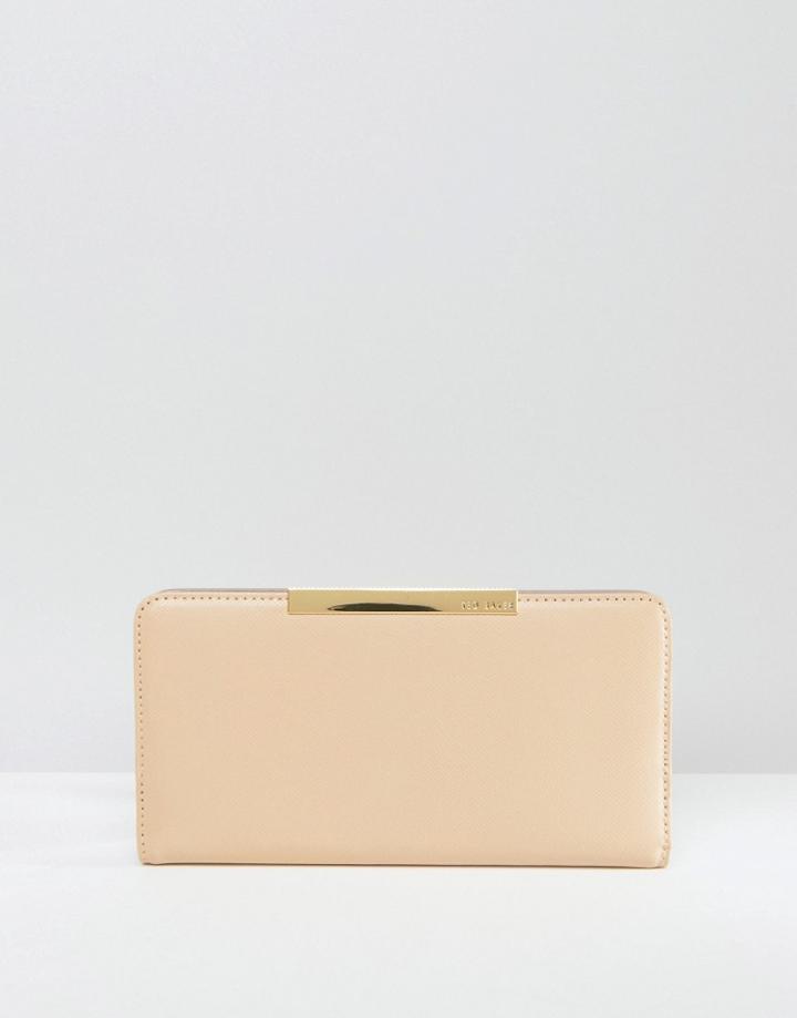 Ted Baker Zip Around Purse In Black - Black
