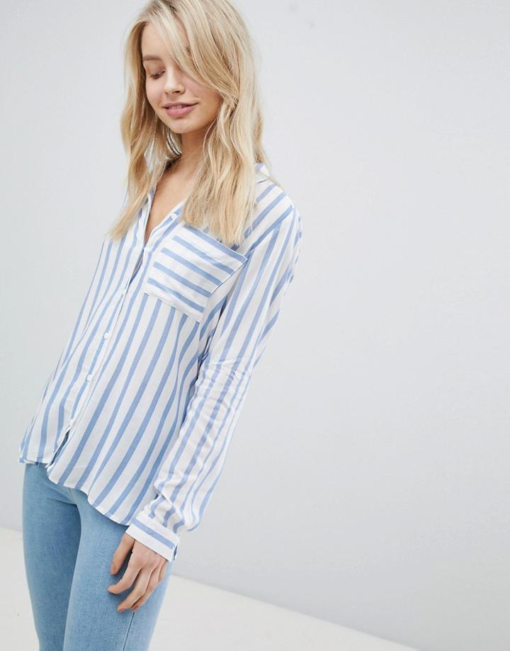 Only Stripe Shirt - Blue