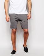 Asos Jersey Shorts - Charcoal Marl