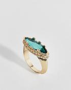 Asos Design Opulent Jewel Ring - Gold