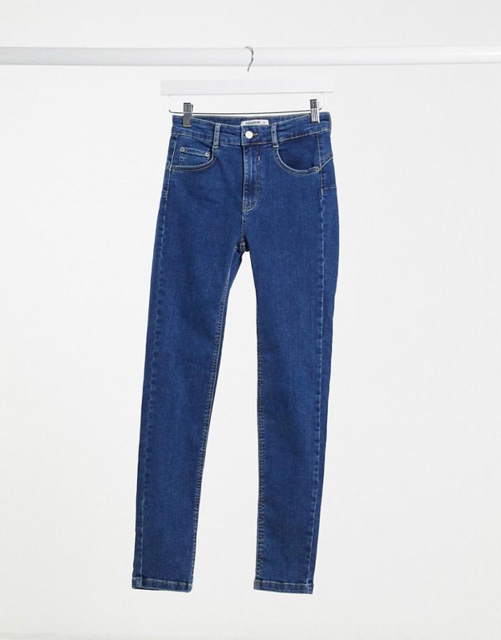Pull & Bear Push Up Jean In Blue