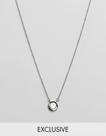 Aetherston Pendant Necklace In Silver - Silver
