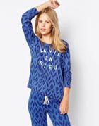 Sundry La Vie Sweatshirt - Atlantis Blue