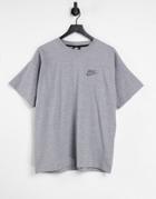 Nike Revival T-shirt In Gray-grey