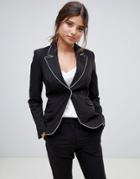 Millie Mackintosh Tipping Two-piece Blazer - Black