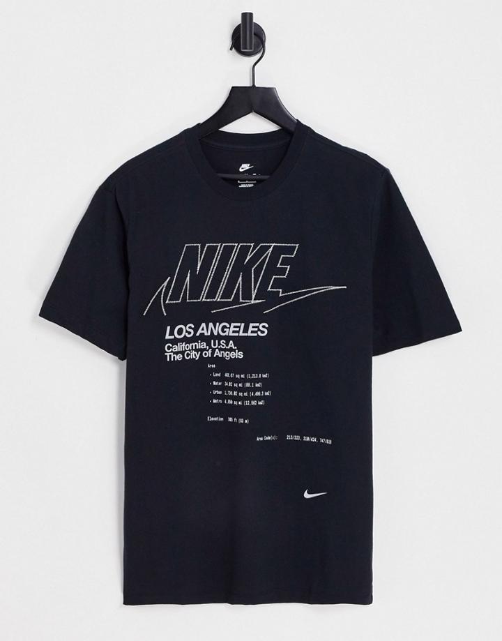 Nike La City T-shirt In Black