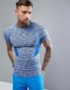 11 Degrees Compression T-shirt With Logo - Blue