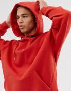 Asos Design Oversized Hoodie In Red - Red