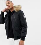 Good For Nothing Parka Jacket In Black Exclusive To Asos - Black