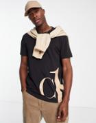 Calvin Klein Ck1 Graphic Lounge T-shirt In Black