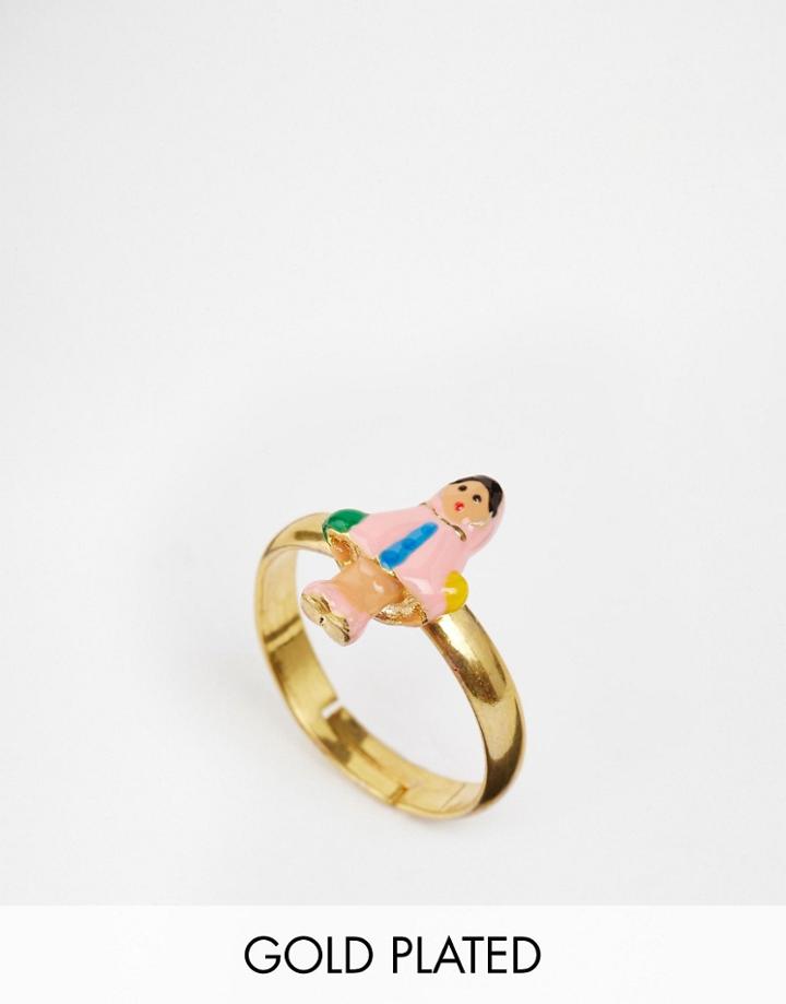 N2 By Les Nereides Little Red Riding Hood Ring - Pink