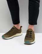 The North Face Mountain Sneakers In Green/navy - Multi