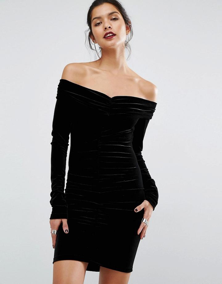 Bec & Bridge Midnight Sage Mini Dress - Black