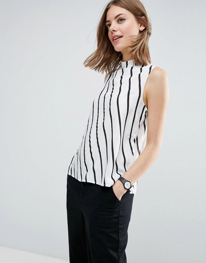 B.young Sleeveless Top - White