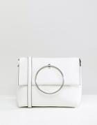 New Look Metal Handle Bag - White