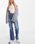 Levi's 70s High Flare Jeans In Mid Wash-blue
