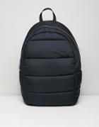Weekday Puff Backpack In Black - Black
