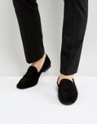 Zign Suede Dress Loafers - Black