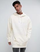 Adidas Originals Boxy Hoodie In White Bq2075 - White