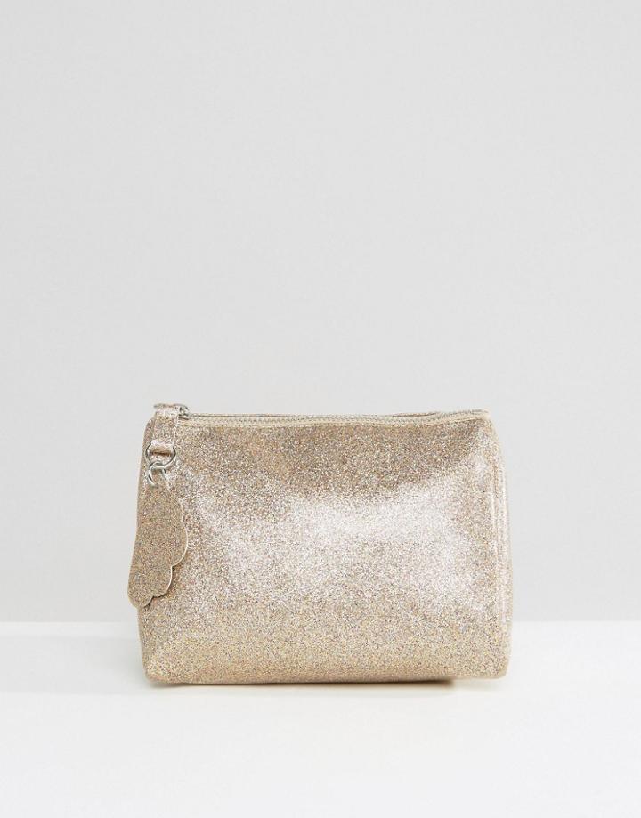 Monki Glitter Makeup Bag - Multi