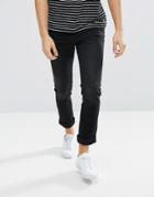 Cheap Monday Sonic Slim Jeans Sure Black - Black