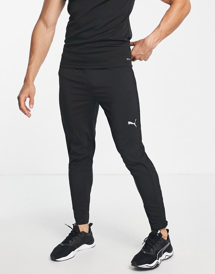 Puma Running Favorite Tapered Sweatpants In Black