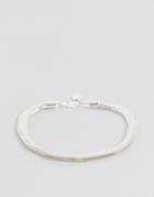 Chained & Able Snake Chain Bracelet In Silver - Silver