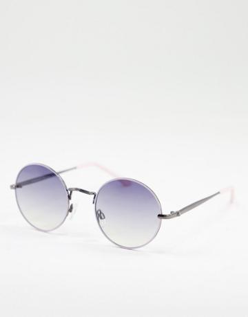 Aj Morgan Cirq Du Aj Round Lens Sunglasses-purple