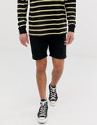 Jack & Jones 5 Pocket Shorts In Black - Black