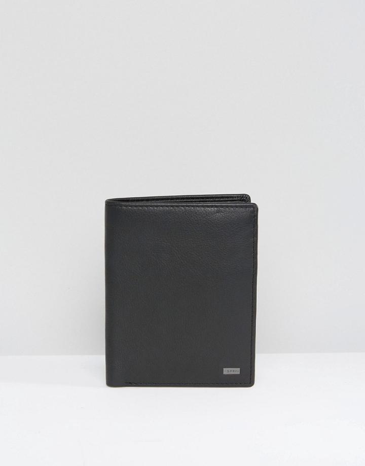 Esprit Leather Wallet - Black