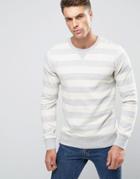 Scotch And Soda Striped Sweatshirt - Gray