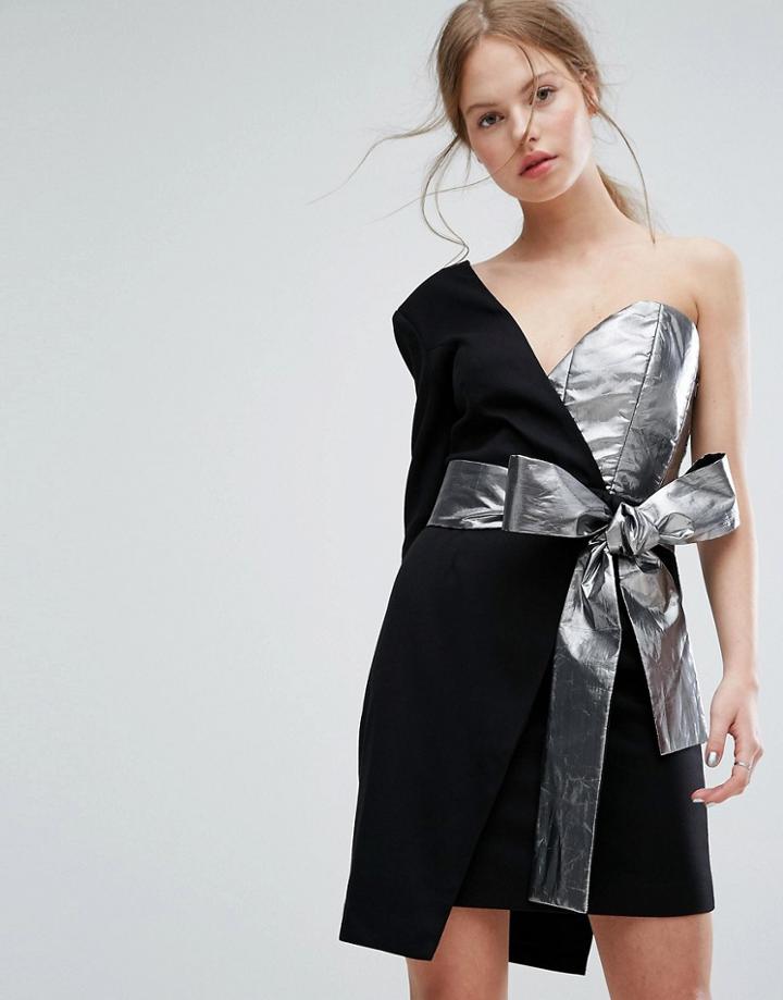 Asilio Can't Leave Her Dress-black