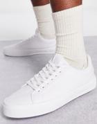 Pull & Bear Sneaker In White