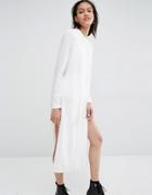 Just Female Marina Shirt Dress - White