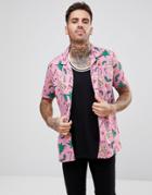 Ldn Dnm Holidays Gingerbread Short Sleeve Shirt - Pink